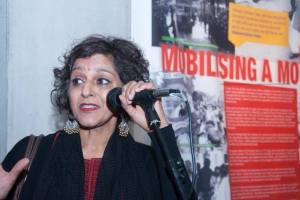 Meera Syal spoke of how the Grunwick strikers inspired Asian women who came after them © Pete Webster/Grunwick 40